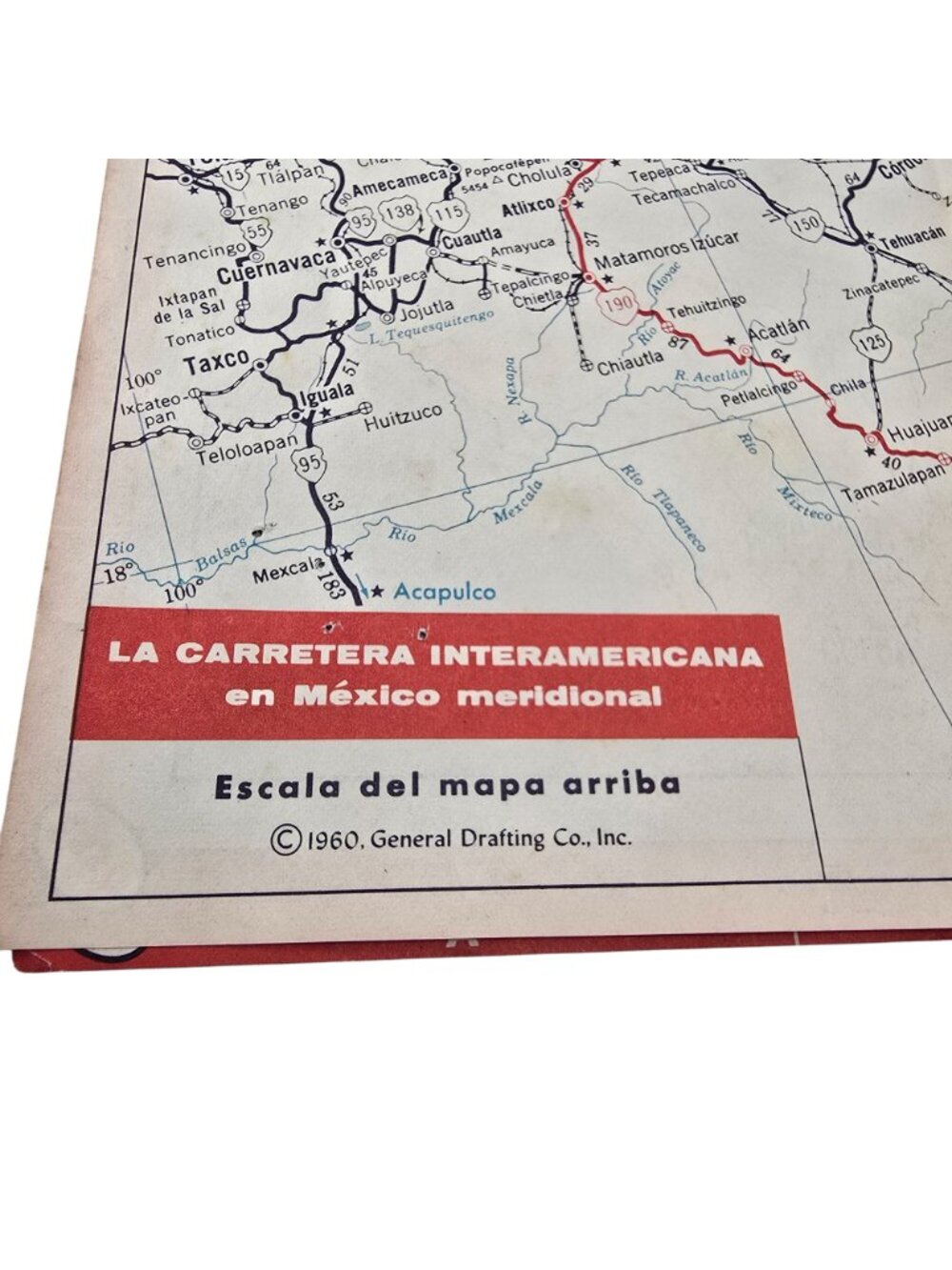 Vintage 1960 Esso Mapa De La República De Panamá Foldable Road Map LI632 - Picture 6 of 6
